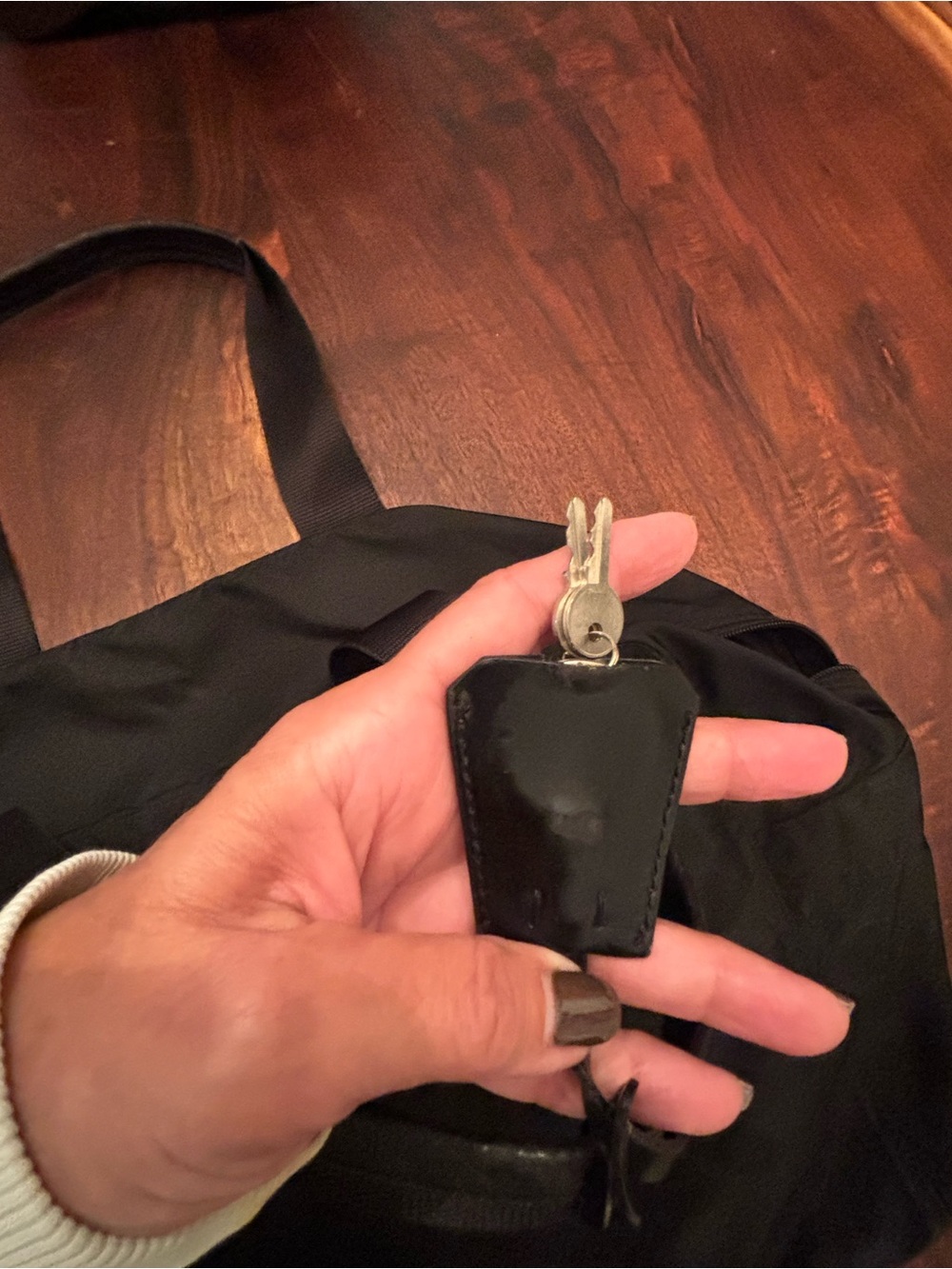 Prada Black Nylon Satchel with Triangle Logo - Picture 4 of 15